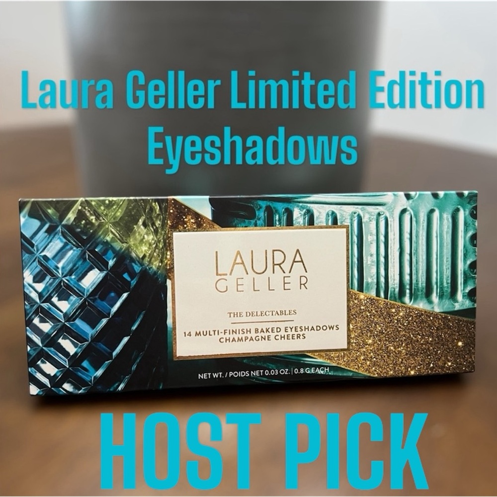 💄HOST PICK 💄 Laura Geller THE DELECTABLES Baked Eyeshadows Champagne Cheers
